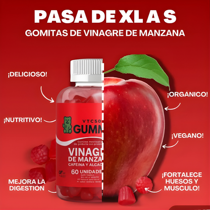 GOMAS DE VINAGRE DE MANZANA